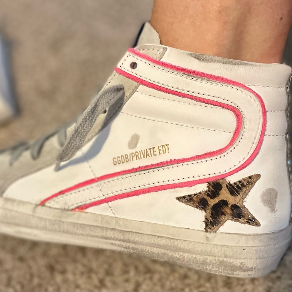 Authentic Golden Goose slides, private edition.